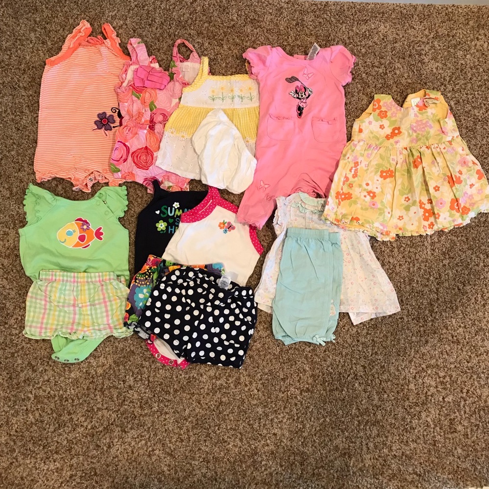 Summer Baby Girl Lot